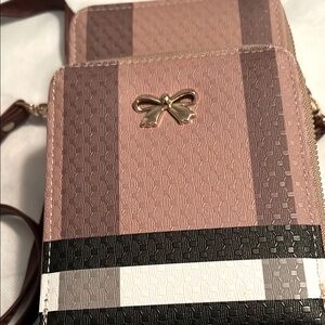 Elegant Pink and Black Women's Bag